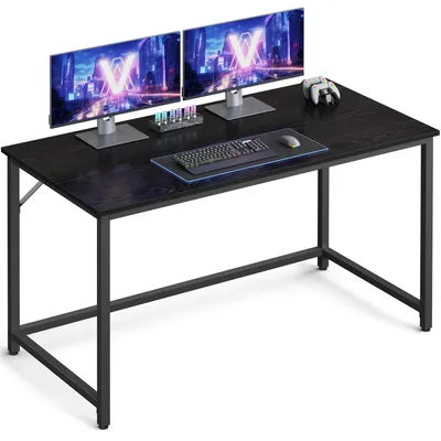 Produktbild von Schreibtisch - Computertisch - Rechteckig - 60x120x76 cm - Montage Erforderlich - Schwarz