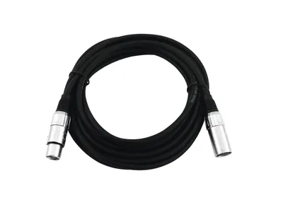 Productafbeelding van OMNITRONIC XLR-kabel, 3-polig, 10 meter, zwart