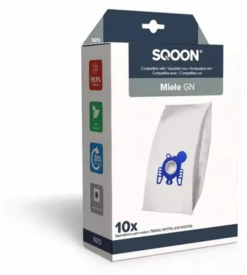 Productafbeelding van SQOON Stofzuigerzak, geschikt voor Miele, 10 stuks