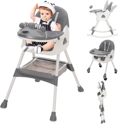 Produktbild von Hochstuhl 3-in-1 mit abnehmbarem Tablett