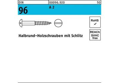Produktbild von Reyher  Holzschrauben DIN 96 A 2 3,5 x 20 A 2 (200 Stück)