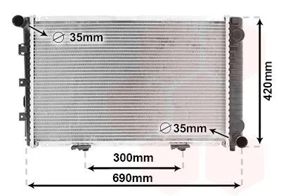 Produktbild von Van Wezel Kühler, Motorkühlung