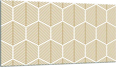 Produktbild von Herdabdeckplatte Glaskeramikkochfeld-Abdeckung Spritzschutz Glas 90x52 Mosaik