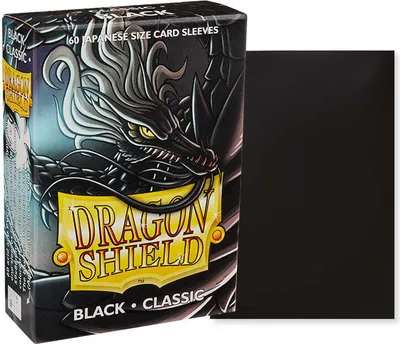 Produktbild von Dragon Shield Japanese Size Classic Sleeves (60) Black
