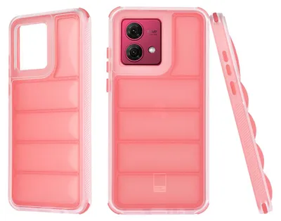 Produktbild von Techsuit Wave Shield Back Cover Hülle für Motorola Moto G84 - Rot