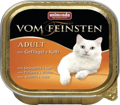 Produktbild von Animonda vom Feinsten Adult mit Geflügel & Kalb 100g