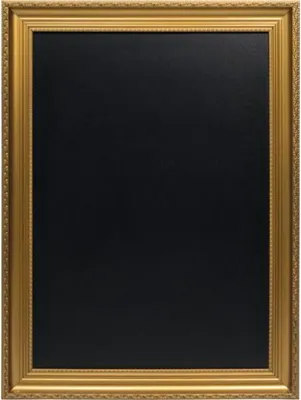 Immagine prodotto di Lavagna in oro Lavagna in gesso, altezza: 835 mm, lunghezza: 630 mm, vernice dorata