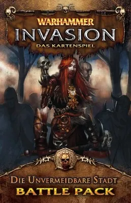 Produktbild von Asmodee FFGD2112 - Warhammer Invasion - Die Unvermeidbare Stadt, Battle Pack, Erweiterung 4015566011