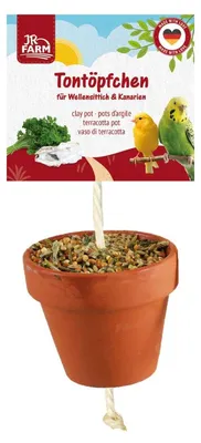 Produktbild von JR Farm Tontöpfchen Wellensittich+Kanarien 1 St.