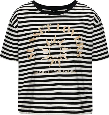 Produktbild von H.I.S. T-Shirt schwarz gestreift Größe 32/34