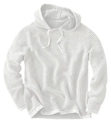Image de Pull à capuche léger avec motif carreaux