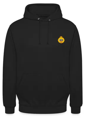 Produktbild von Spreadshirt Sesamstraße Bibo Als Stickmotiv Uni Hoodie, XXL, Schwarz