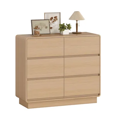 Produktbild von Schränke, Regale, Nachttische, Esszimmerschränke，100 cm Sideboard, Buffetschrank mit 6 Schubladen