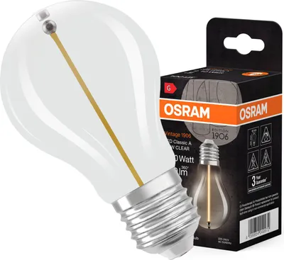 Obrázok produktu pre Osram 4099854049972, 1,8 W, 10 W, E27, 100 lm, 15000 h, Teplá biela