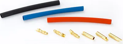 Produktbild von Hobbywing HW86070010 Goldkontakt Stecker Set 4.0mm 3 Paare