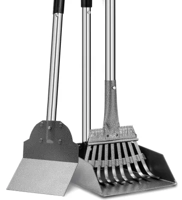 Productafbeelding van Hondenpoepschep, hark en spade, 3 stuks, poepschep, verstelbaar