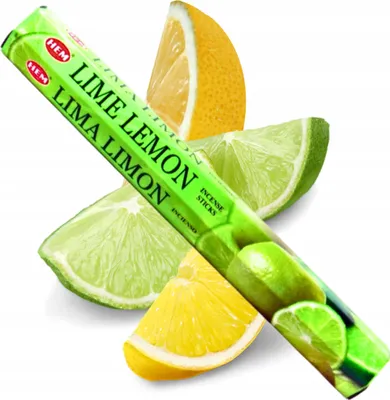 Produktbild von HEM Lime Lemon Sechseckige Räucherstäbchen