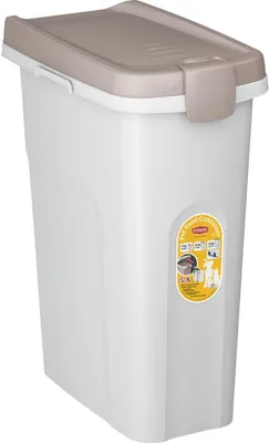 Obrázok produktu pre Kerbl Futtercontainer (Trockenfutterbeh?lter, 25 lt, braun/wei¤) 80831