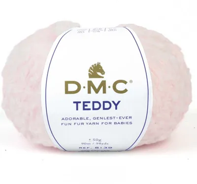 Immagine prodotto di Filato Teddy DMC – 100% poliammide, soffice e facile da lavare (Colore 319)