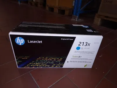 Imagen del producto de Cartucho de tóner original HP 213X, color cian, para impresora láser