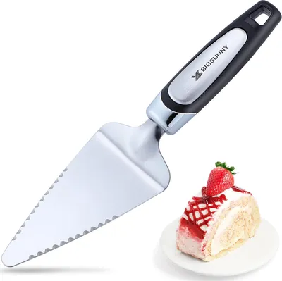 Image de Détailleur à tarte et à pizza en acier inoxydable - Parfait pour les tartes et les pizzas - 1 pièce