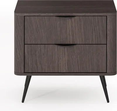 Produktbild von Furniture24 Nachttisch Veris - G Nachtschrank Mit Schubladen - Dunin Eiche