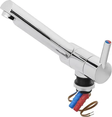 Image de Mitigeur chromé 12 V, bec droit Ø 27 mm