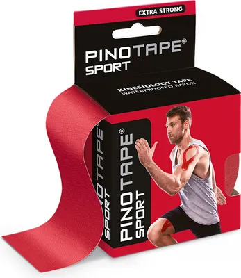 Produktbild von Pinotape Sport Tape Rot 5 cm x 5 m