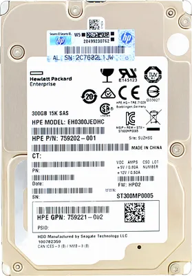 Produktbild von HP EH0300JEDHC 300GB 15000 RPM SAS III 2.5'' Zoll 759202-001