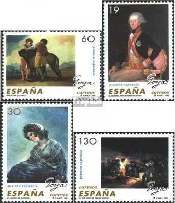 Produktbild von Briefmarken Spanien 1996 Mi 3284-3287 (kompl.Ausg.) postfrisch Goya