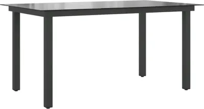 A product shot of a table on a white background.
