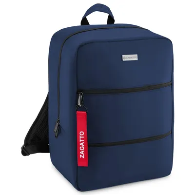 Produktbild von Zagatto Reiserucksack Handgepäck 40x30x20 24L WIZZAIR RYANAIR Blauer ZG1093