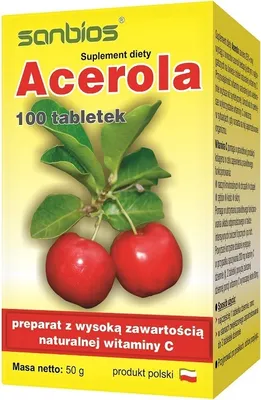 Immagine prodotto di Acerola C 100tab - SANBIOS SANBIOS