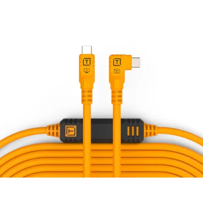 Produktbild von Tether Tools CUC31RT2-ORG, 9,4 m, USB C, USB C, USB 3.2 Gen 1 (3.1 Gen 1), 5 Gbit/s, Orange