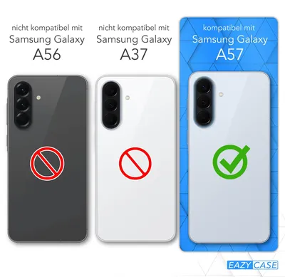 Produktbild von EAZY CASE - TPU Hülle für Samsung Galaxy A57, TPU Case stoßfeste Handyhülle, weiches Cover mit Kameraschutz, Silikonhülle in Blau