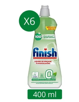 Produktbild von Finish Eco 0% Klarspüler - 6 x 400 ml