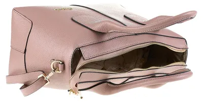 Produktbild von Pierre Cardin Handtasche Leder Cognac Reißverschluss Trageriemen UNICA 22x15x10 cm 1986-CUOIO