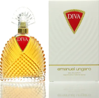 A perfume bottle and its box are displayed side-by-side against a white background.