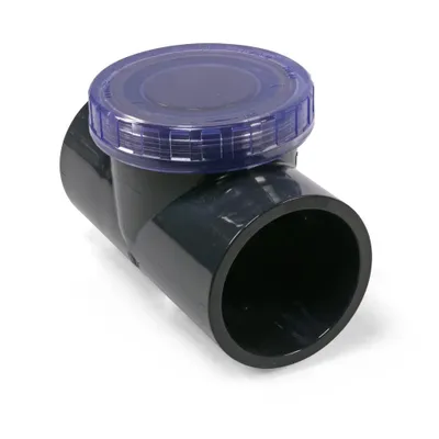 Produktbild von PVC Rückschlagklappe, 2x Klebemuffe, 63 mm