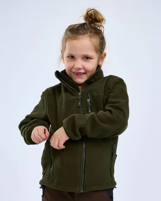Produktbild von Pinewood 6065 Finnveden Fleecejacke Kids grün (100) 164
