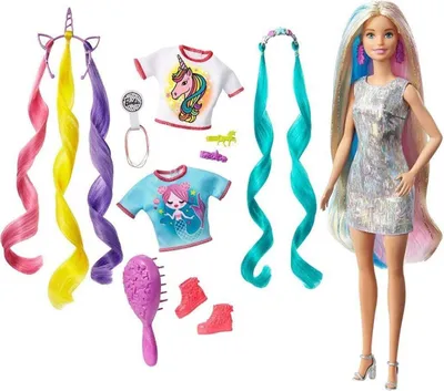 Obrázek produktu pro Barbie Totally Hair GHN04, Módní panenka, Ženy, 5 rok/roky, Dívka, 304,8 mm, 350 g
