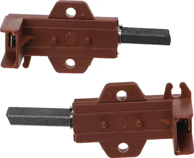 Produktbild von vhbw 2x Kohlebürste 5 x 12,5 x 34 mm Ersatz für 481281719418, 481281729602, 047317, 196546, 49000466, 050582, 196539 für Waschmaschine