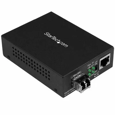 Produktbild von StarTech.com Gigabit Ethernet Glasfaser Medienkonverter MCM1110MMLC 850nm MM LC