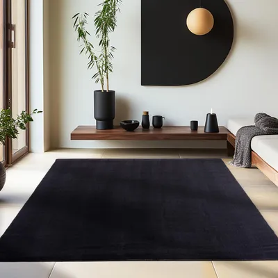 Produktbild von Homebyhome Waschbarer Kurzflor Teppich - Rutschfest, Einfarbig & Weich im modernen Stil, Grösse: 240x340 cm