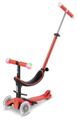 Produktbild von Micro Mobility Micro Mini2Grow Deluxe Magic LED, Kinder, Dreiradroller, Junge/Mädchen, Asphalt, 50 kg, 3 Rad/Räder
