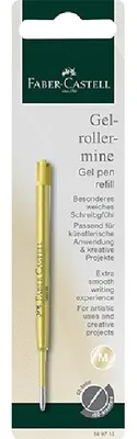 Produktbild von Faber-Castell Gelrollermine G2 M gold Blister