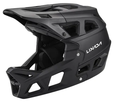 Produktbild von Vollgesichts-Mountainbikehelm für Erwachsene, Renn-Downhill-MTB-Helm für Männer/Frauen, Mountainbikehelm für Erwachsene mit Visier, über 31 Belüftungsöffnungen, Fahrradhelm