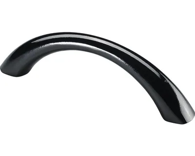 Produktbild von Hettich Möbelgriff  verchromt schwarz 11,5 x 79,5 x 23,5 mm - 1 Stück