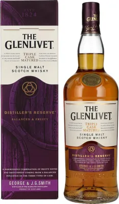 Produktbild von The Glenlivet DISTILLER'S RESERVE Triple Cask Matured 40% Vol. 1l in Geschenkbox