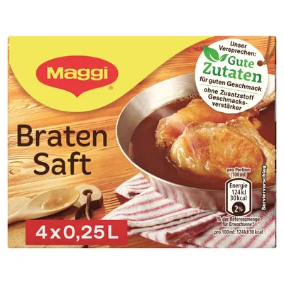 Produktbild von Maggi omáčka na doplnění nebo k masu 72g 4er pro 4x 250ml